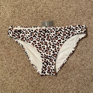 NWT Cheetah Print Bikini Bottoms